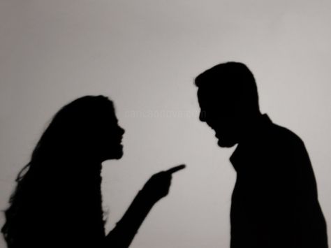 Couple in unhappy marriage